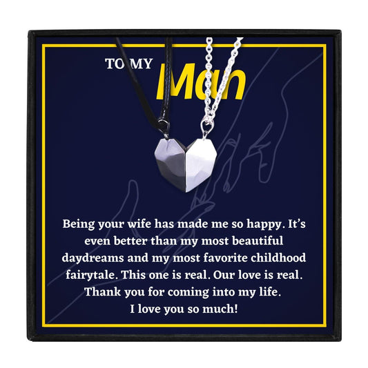 Creative Birthday Gift for Your Beloved Husband for Christmas 2023 | Creative Birthday Gift for Your Beloved Husband - undefined | birthday gift for hubby, birthday ideas for husband, husband gift ideas, Matching Relationship Necklaces for Husband, My Husband Necklace | From Hunny Life | hunnylife.com