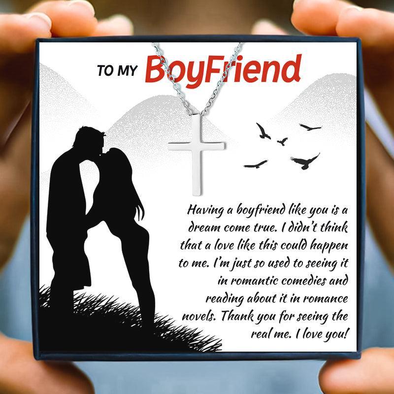 best cross necklace promise necklace for boyfriend in 2023 at hunny life 2