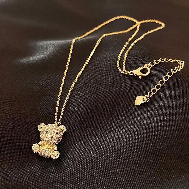 Cute Bear Necklace Female Clavicle Chain in 2023 | Cute Bear Necklace Female Clavicle Chain - undefined | Cute Bear Necklace, Cute Bear Necklace Female Clavicle Chain, other necklace | From Hunny Life | hunnylife.com