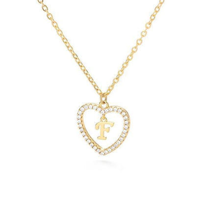 Cute Crystal Initial Necklace With Heart for Christmas 2023 | Cute Crystal Initial Necklace With Heart - undefined | Cute Crystal Initial Necklace With Heart, name necklaces, Necklaces, Necklaces & Pendant, Necklaces & Pendant For Daughter | From Hunny Life | hunnylife.com