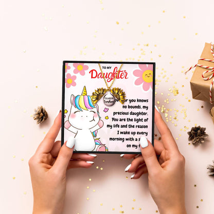 Daughter Necklace With Card Special Gift Set in 2023 | Daughter Necklace With Card Special Gift Set - undefined | daughter gift ideas, Daughter Necklace, Meaningful Daughter Necklaces, Mother Daughter Necklace, To my daughter necklace, To my daughter necklace from mom | From Hunny Life | hunnylife.com