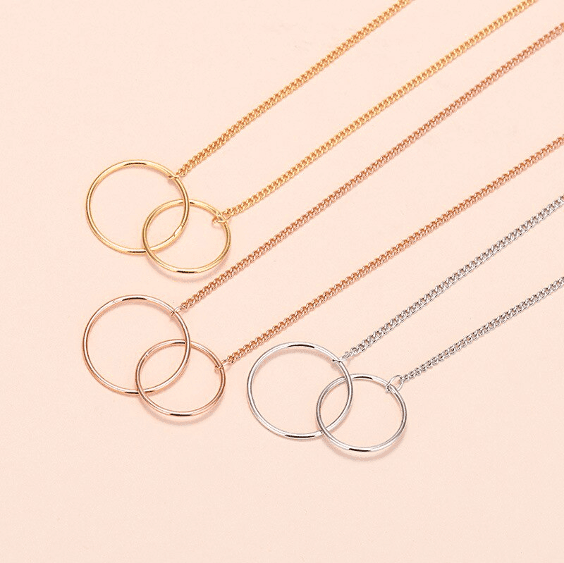 Daughter Part of My Heart Double Circle Necklace From Mom in 2023 | Daughter Part of My Heart Double Circle Necklace From Mom - undefined | daughter gift ideas, Daughter Necklace, Meaningful Daughter Necklaces, Mother Daughter Necklace, To my daughter necklace from mom | From Hunny Life | hunnylife.com