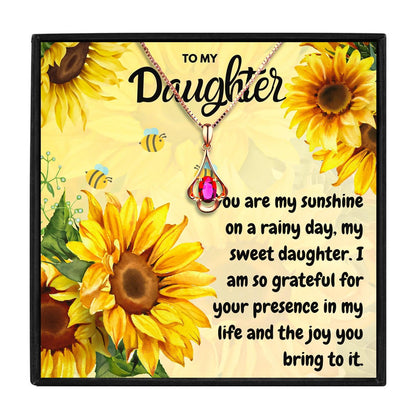 Dear Daughter Necklace With Message Card in 2023 | Dear Daughter Necklace With Message Card - undefined | For My Daughter necklace, Meaningful Daughter Necklaces, Mother Daughter Necklace, To my daughter necklace, To Our Daughter necklace | From Hunny Life | hunnylife.com