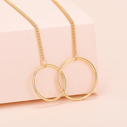 Double Circle Mom Necklace Gift Set for Christmas 2023 | Double Circle Mom Necklace Gift Set - undefined | gift for mom, Gift Necklace, Heartfelt Mother Necklace, mom birthday gift, mom gift, mom gift ideas, Mom Necklace, Mom Necklace Gift | From Hunny Life | hunnylife.com