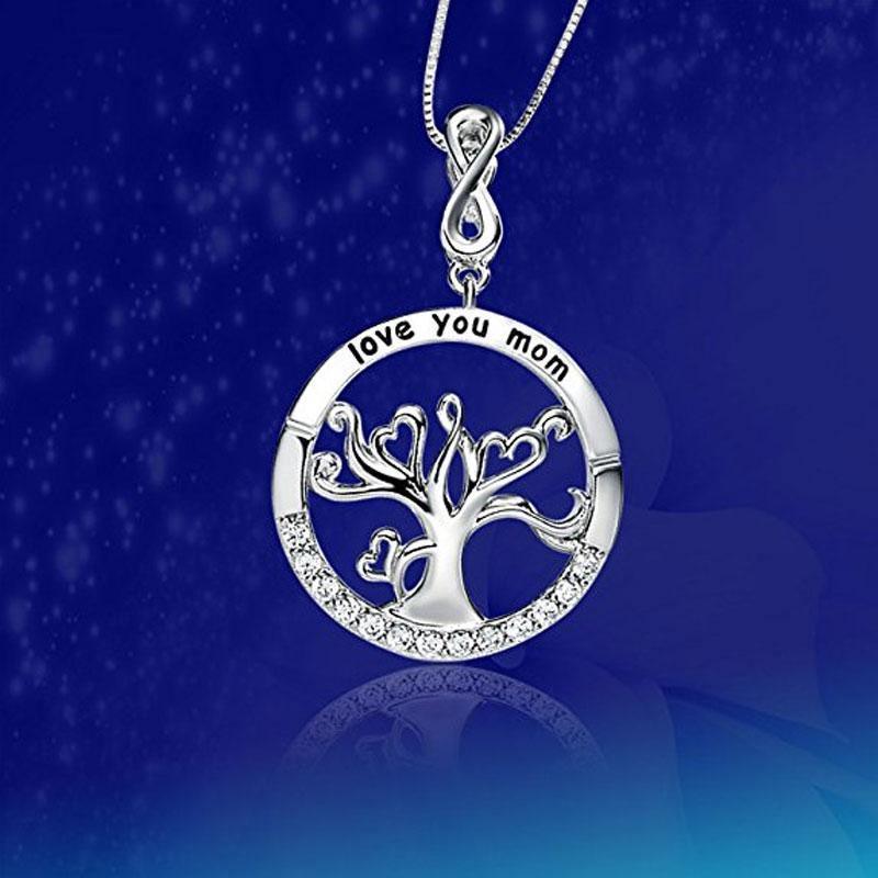 Family Tree Necklace Gift for Mother in Law for Christmas 2023 | Family Tree Necklace Gift for Mother in Law - undefined | mom birthday gift, Tree of Life Women Necklace for Mother | From Hunny Life | hunnylife.com