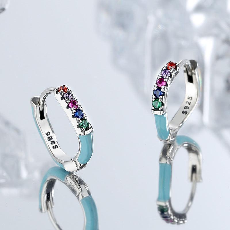 French Vintage Drop Glaze Female Diamond Earrings in 2023 | French Vintage Drop Glaze Female Diamond Earrings - undefined | Creative Cute Earrings, cute earring, Diamond Earrings, French Vintage Drop Earrings | From Hunny Life | hunnylife.com