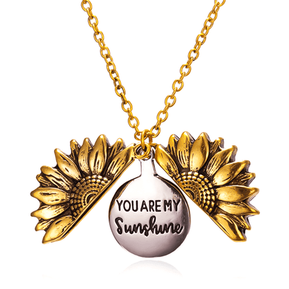 Gift For Daughter Into My Life Sunflower Necklace for Christmas 2023 | Gift For Daughter Into My Life Sunflower Necklace - undefined | daughter gift, daughter necklaces, Simple Sunflower Pendant Necklace, sunflower, Sunflower Necklace, Sunflower Necklaces, To my daughter necklace from mom | From Hunny Life | hunnylife.com