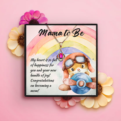 Gift Necklace For First Time Moms in 2023 | Gift Necklace For First Time Moms - undefined | Gifts for Pregnant Women, mama to be necklace, mom to be necklace, New Mom Jewelry | From Hunny Life | hunnylife.com