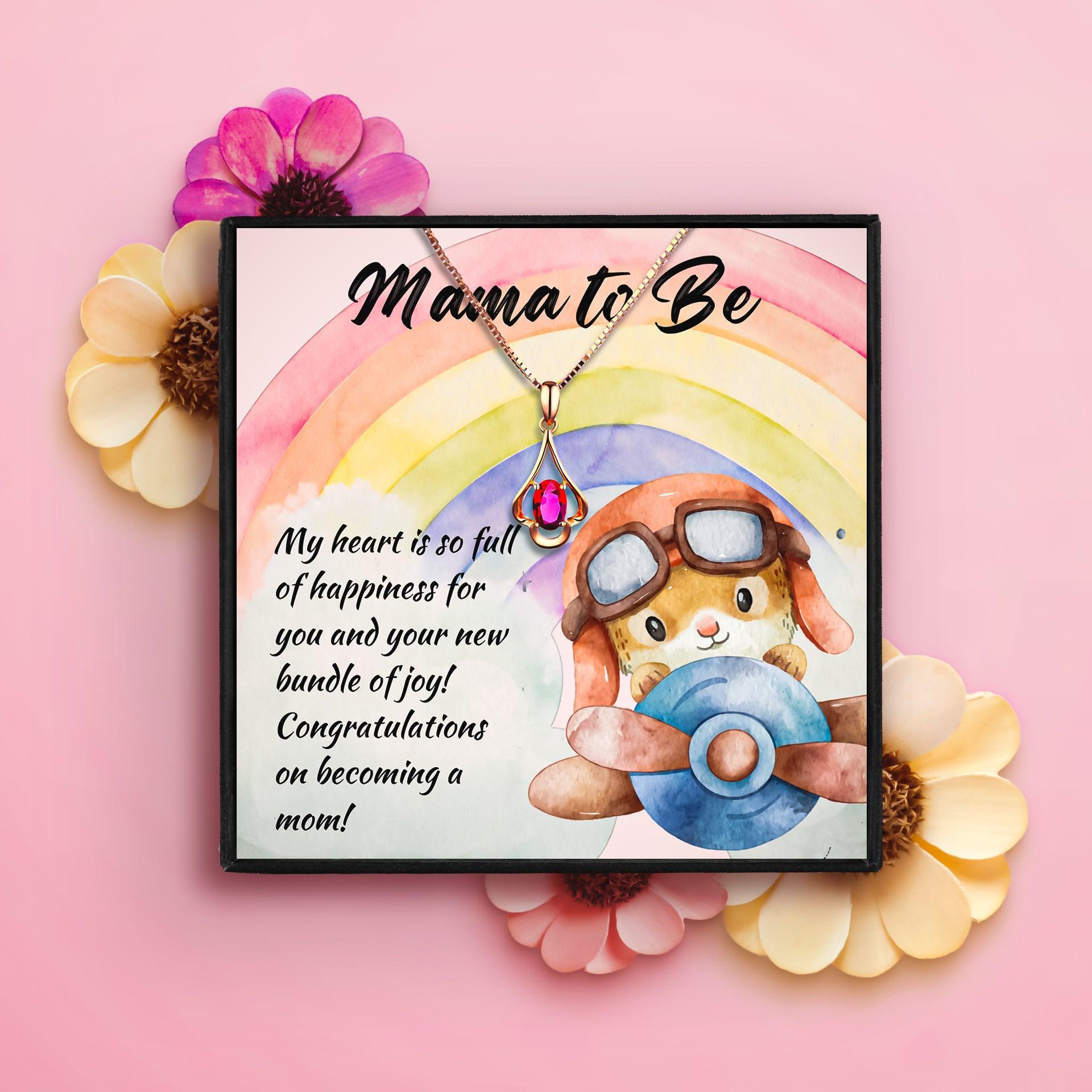 Gift Necklace For First Time Moms for Christmas 2023 | Gift Necklace For First Time Moms - undefined | Gifts for Pregnant Women, mama to be necklace, mom to be necklace, New Mom Jewelry | From Hunny Life | hunnylife.com