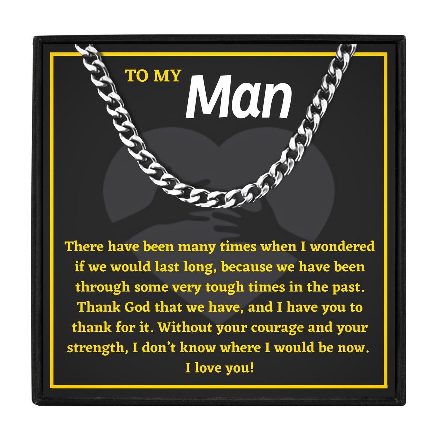 Gifts for Husband Gift Necklace From Wife for Christmas 2023 | Gifts for Husband Gift Necklace From Wife - undefined | husband gift ideas, My Husband Necklace, my man gift | From Hunny Life | hunnylife.com