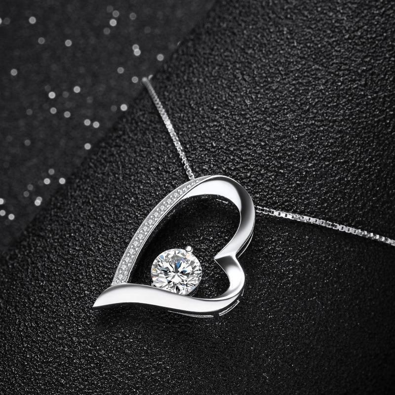 Girlfriend Necklaces Girly Heart Pendant Crystal Necklace in 2023 | Girlfriend Necklaces Girly Heart Pendant Crystal Necklace - undefined | Gift for Girlfriend, girlfriend necklace, to my girlfriend | From Hunny Life | hunnylife.com