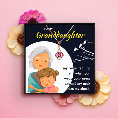 Granddaughter Necklace Gift Set From Grandma for Christmas 2023 | Granddaughter Necklace Gift Set From Grandma - undefined | granddaughter gift, granddaughter gifts from nana, Granddaughter Necklace, great granddaughter gifts, jewelry for granddaughter from grandmother | From Hunny Life | hunnylife.com