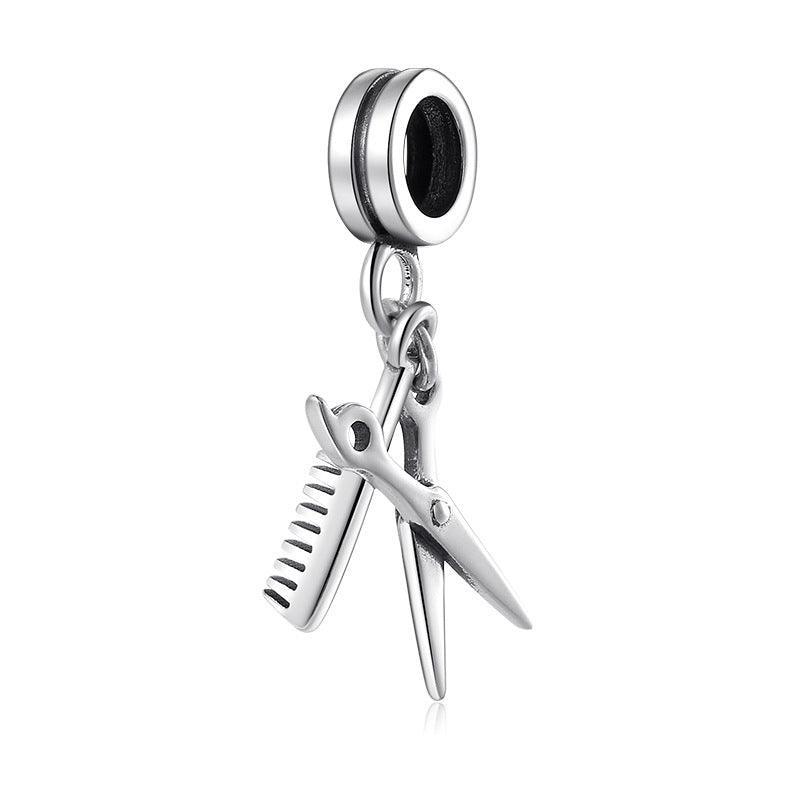 Hair Dryer Scissors Comb Charm Bracelet Beads for Christmas 2023 | Hair Dryer Scissors Comb Charm Bracelet Beads - undefined | Charm Bracelet Beads for Bracelets, Cute Charm, Hair Dryer Scissors Charm Beads, S925 Silver Charms & Pendants | From Hunny Life | hunnylife.com