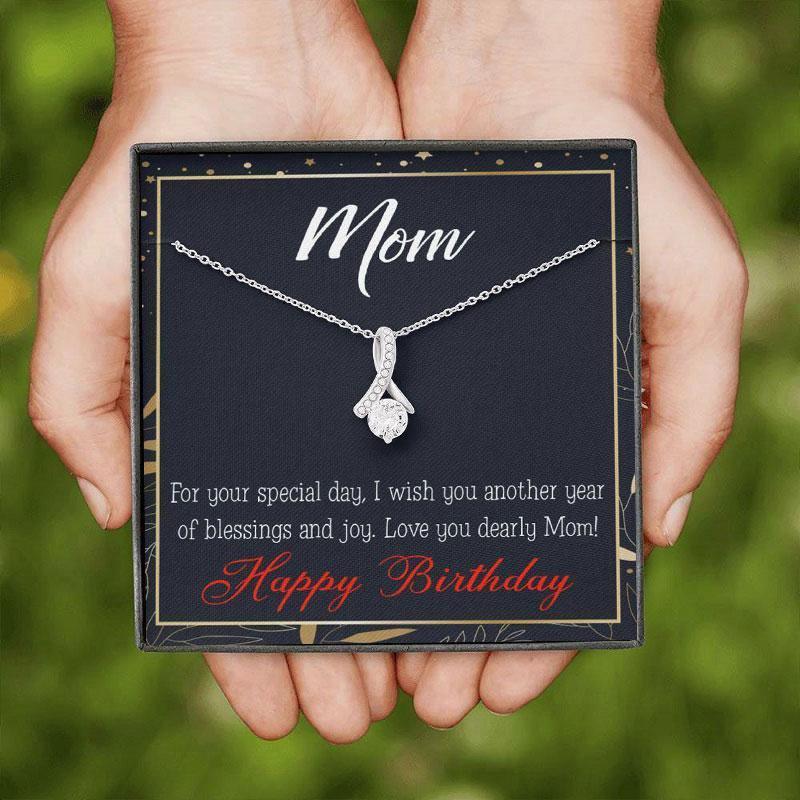 Happy Birthday Mom Necklace Gift Set for Christmas 2023 | Happy Birthday Mom Necklace Gift Set - undefined | Happy Birthday Mom Necklace Gift ideas, mom birthday gift, mom gift ideas, Mom Necklace Gift, necklace gift ideas | From Hunny Life | hunnylife.com