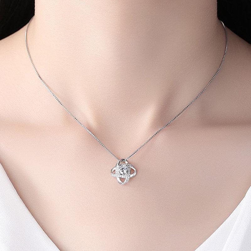 Heart knot Pendant Necklace for Wife in 2023 | Heart knot Pendant Necklace for Wife - undefined | Future Wife Necklace, Necklace for Wife, To My Wife Gifts Necklace, wife gift, wife gift ideas | From Hunny Life | hunnylife.com