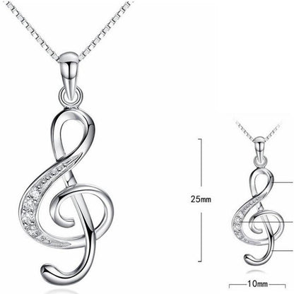 Heartfelt Gifts For Niece to Make Her Smile in 2023 | Heartfelt Gifts For Niece to Make Her Smile - undefined | aunt and niece gifts, aunt niece necklace, gift for niece, gift ideas, Music Note Pendant, necklace, niece gift, niece gifts from auntie, niece necklace, niecs gift | From Hunny Life | hunnylife.com