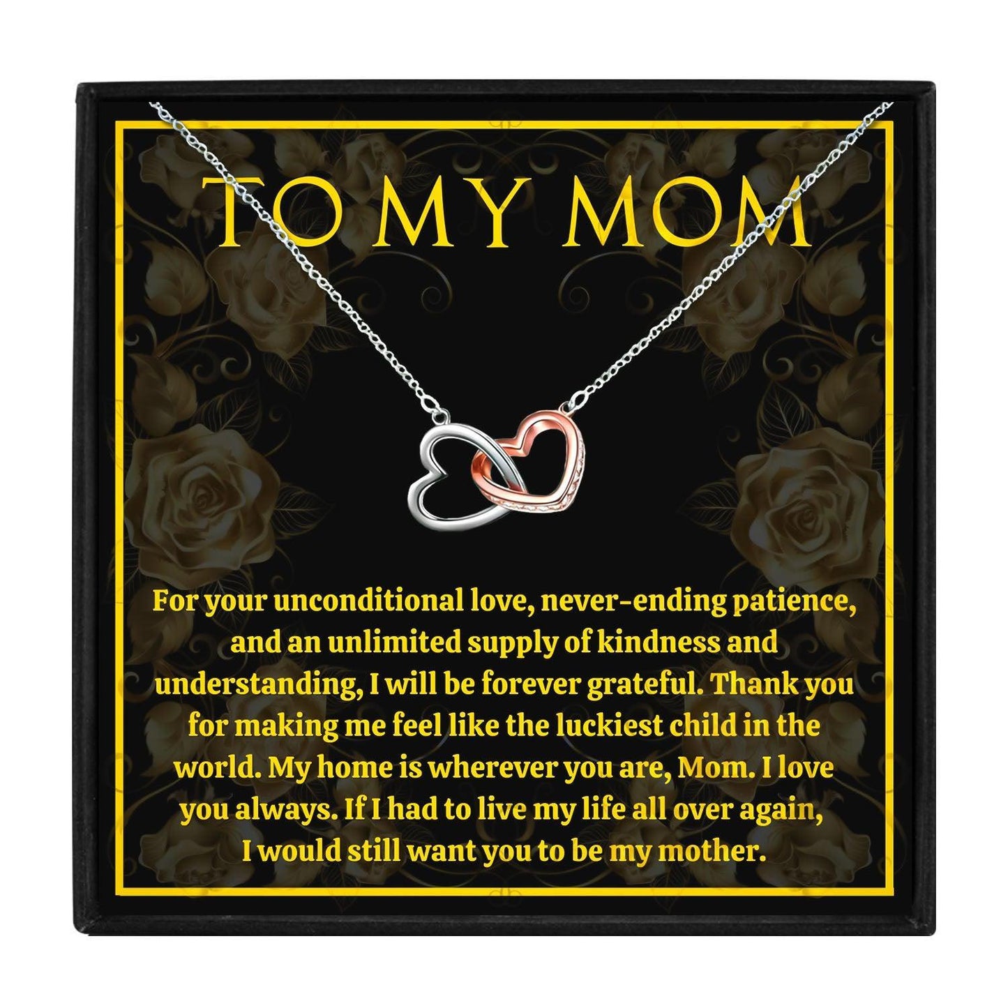 Heartfelt Thanks Mom Double Heart Necklace in 2023 | Heartfelt Thanks Mom Double Heart Necklace - undefined | gift, gift for mom, gift ideas, Gift Necklace, Gifts, Gifts for Bonus Mom, mom birthday gift, mom gift, mom gift ideas, Mom Necklace, Mom Necklace Gift, necklace, Necklaces, other necklace | From Hunny Life | hunnylife.com