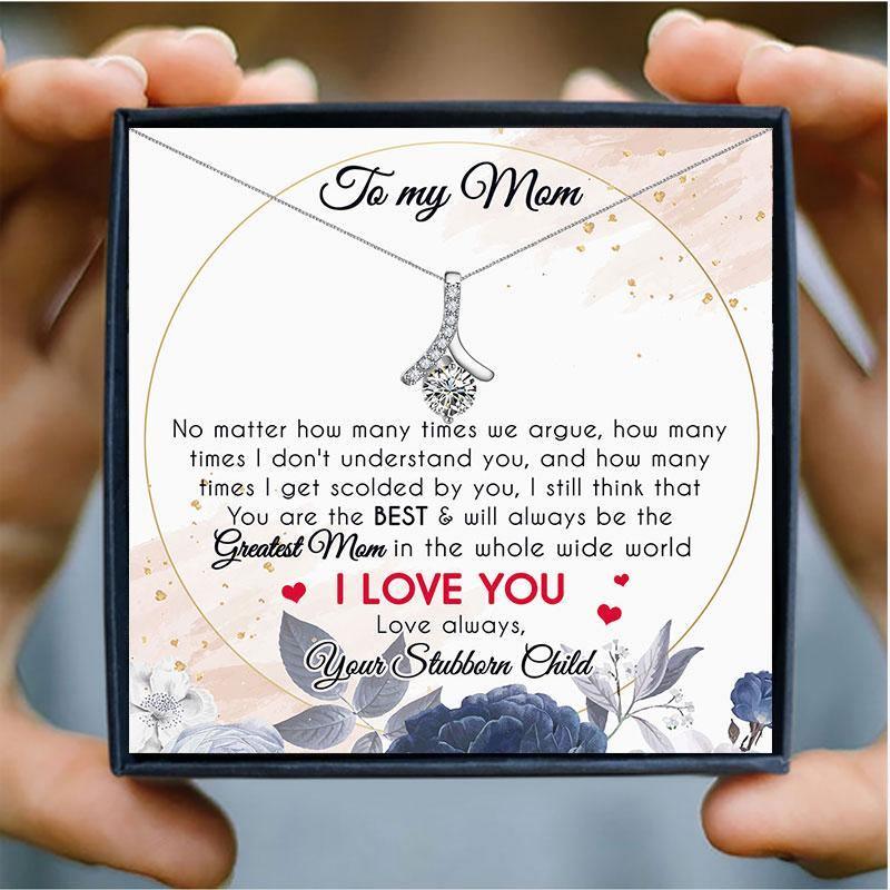 I Love You Amazing Mom Gift Necklace Set for Christmas 2023 | I Love You Amazing Mom Gift Necklace Set - undefined | Luxury Pendant Necklace for Mother, mom gift | From Hunny Life | hunnylife.com