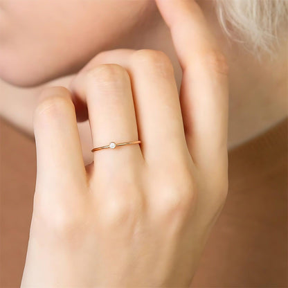June Birthstone Cute Ring in 2023 | June Birthstone Cute Ring - undefined | Birthstone Ring, cute ring, june birthstone gifts, June birthstone is Pearl, june birthstone jewelry, S925 Silver Vintage Cute Ring, Sterling Silver s925 cute Ring | From Hunny Life | hunnylife.com