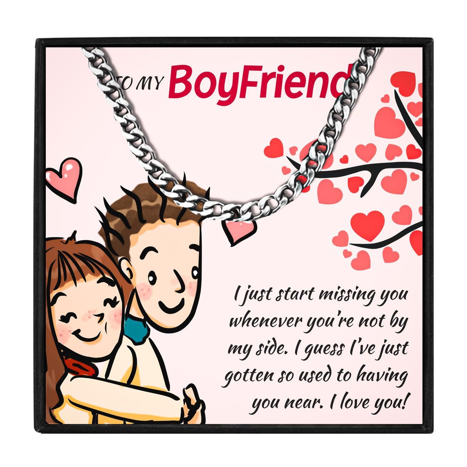 Long Distance Necklaces For Boyfriend in 2023 | Long Distance Necklaces For Boyfriend - undefined | Boyfriend Chain, boyfriend necklace, Chain Necklace for boyfriend, necklace for boyfriend | From Hunny Life | hunnylife.com