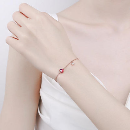 Love Rose Gold Red Bracelet in 2023 | Love Rose Gold Red Bracelet - undefined | Bracelets gift ideas, cute charm bracelets | From Hunny Life | hunnylife.com