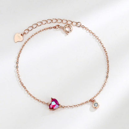 Love Rose Gold Red Bracelet in 2023 | Love Rose Gold Red Bracelet - undefined | Bracelets gift ideas, cute charm bracelets | From Hunny Life | hunnylife.com
