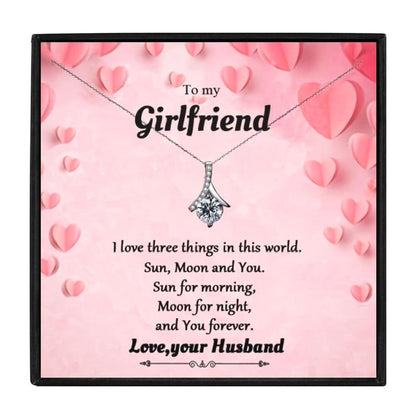 Lovers Gift Girlfriend Necklaces for Christmas 2023 | Lovers Gift Girlfriend Necklaces - undefined | Crystal Chain Necklaces for Girlfriend, Future Wife Necklace, Gift for Girlfriend, Girlfriend Gifts | From Hunny Life | hunnylife.com