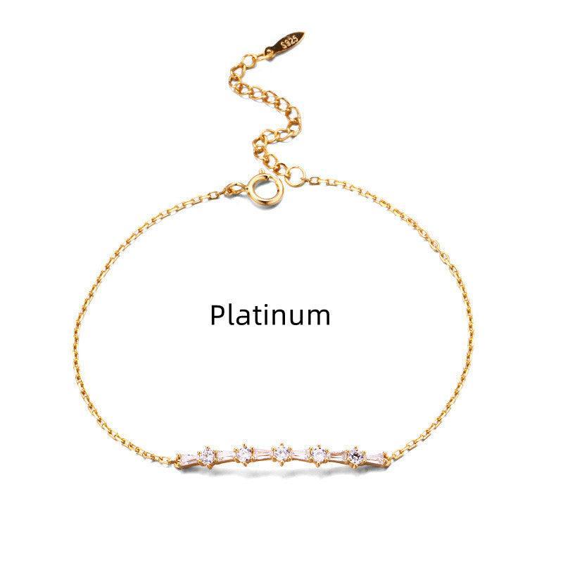 Luxurious And Cool Sterling Silver Gold-plated Bracelet for Christmas 2023 | Luxurious And Cool Sterling Silver Gold-plated Bracelet - undefined | Bracelets gift ideas, cute charm bracelets | From Hunny Life | hunnylife.com