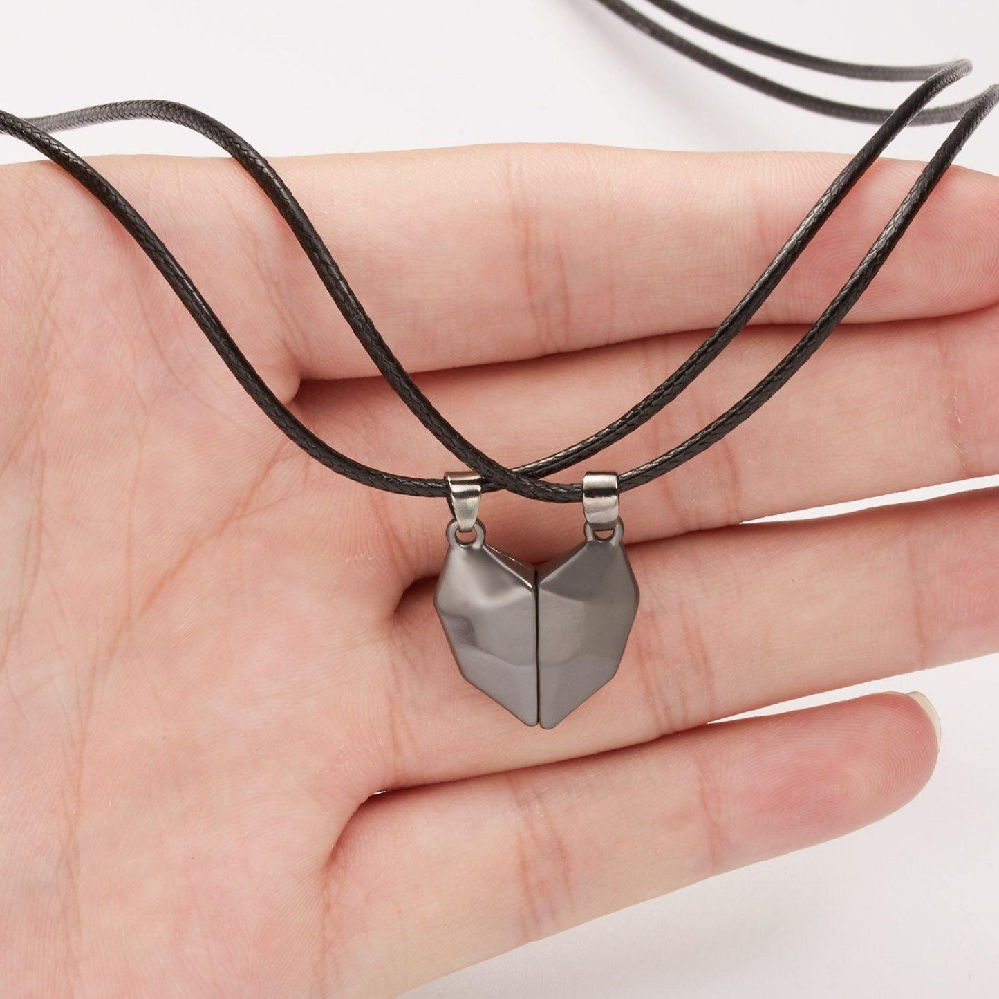 Magnetic heart Couple Necklace for Christmas 2023 | Magnetic heart Couple Necklace - undefined | Couple Necklace, Magnetic Couple Necklace, necklace | From Hunny Life | hunnylife.com