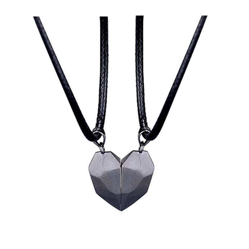 Magnetic heart Couple Necklace for Christmas 2023 | Magnetic heart Couple Necklace - undefined | Couple Necklace, Magnetic Couple Necklace, necklace | From Hunny Life | hunnylife.com