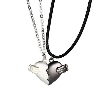 Magnetic heart Couple Necklace for Christmas 2023 | Magnetic heart Couple Necklace - undefined | Couple Necklace, Magnetic Couple Necklace, necklace | From Hunny Life | hunnylife.com