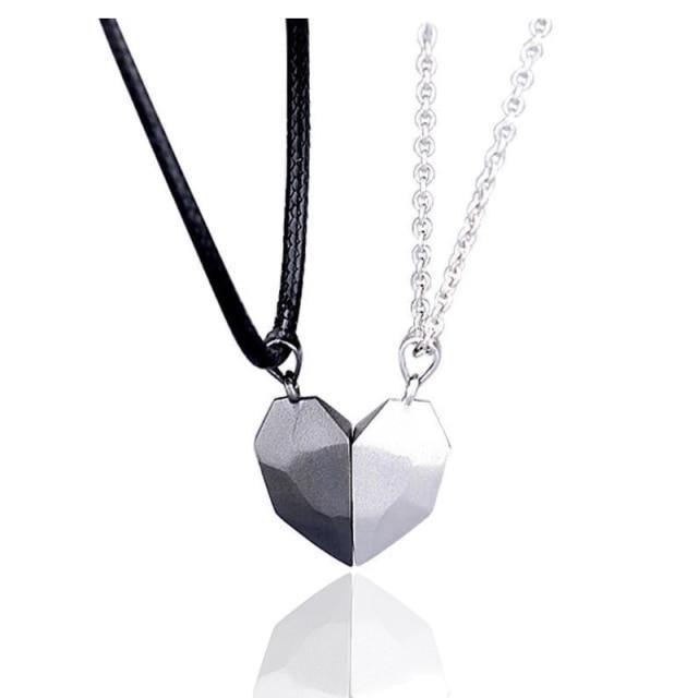Magnetic heart Couple Necklace for Christmas 2023 | Magnetic heart Couple Necklace - undefined | Couple Necklace, Magnetic Couple Necklace, necklace | From Hunny Life | hunnylife.com