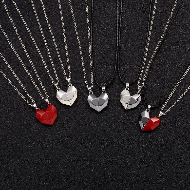 Magnetic Suction Wishing Stone Necklace for Christmas 2023 | Magnetic Suction Wishing Stone Necklace - undefined | Magnetic heart Necklace, Magnetic Suction Wishing Stone Creative Necklace, necklace, other necklace | From Hunny Life | hunnylife.com