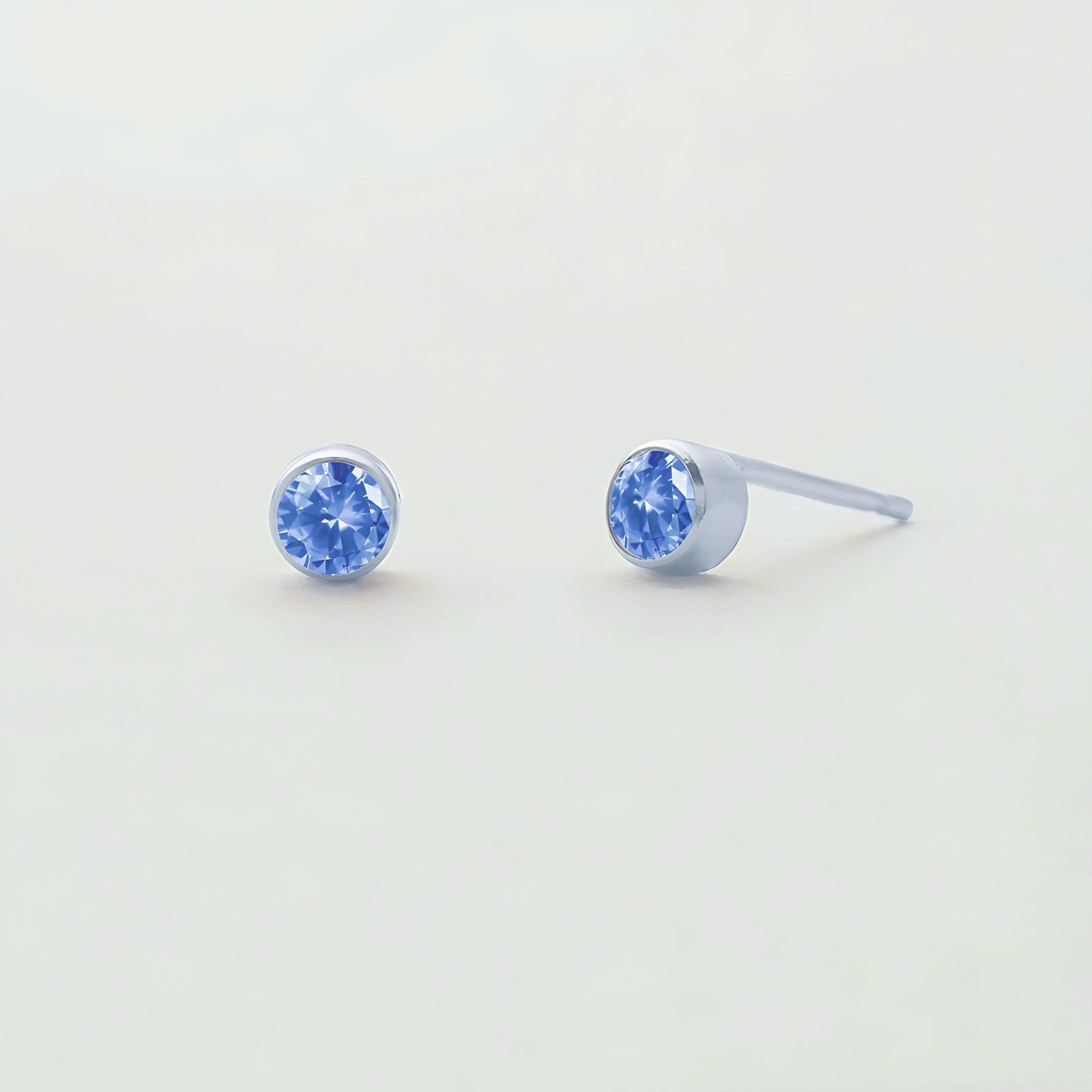 March Birthstone Cute Earrings in 2023 | March Birthstone Cute Earrings - undefined | Aquamarine Birthstone Earrings, birthstone earring, birthstone jewelry, Creative Cute Earrings | From Hunny Life | hunnylife.com