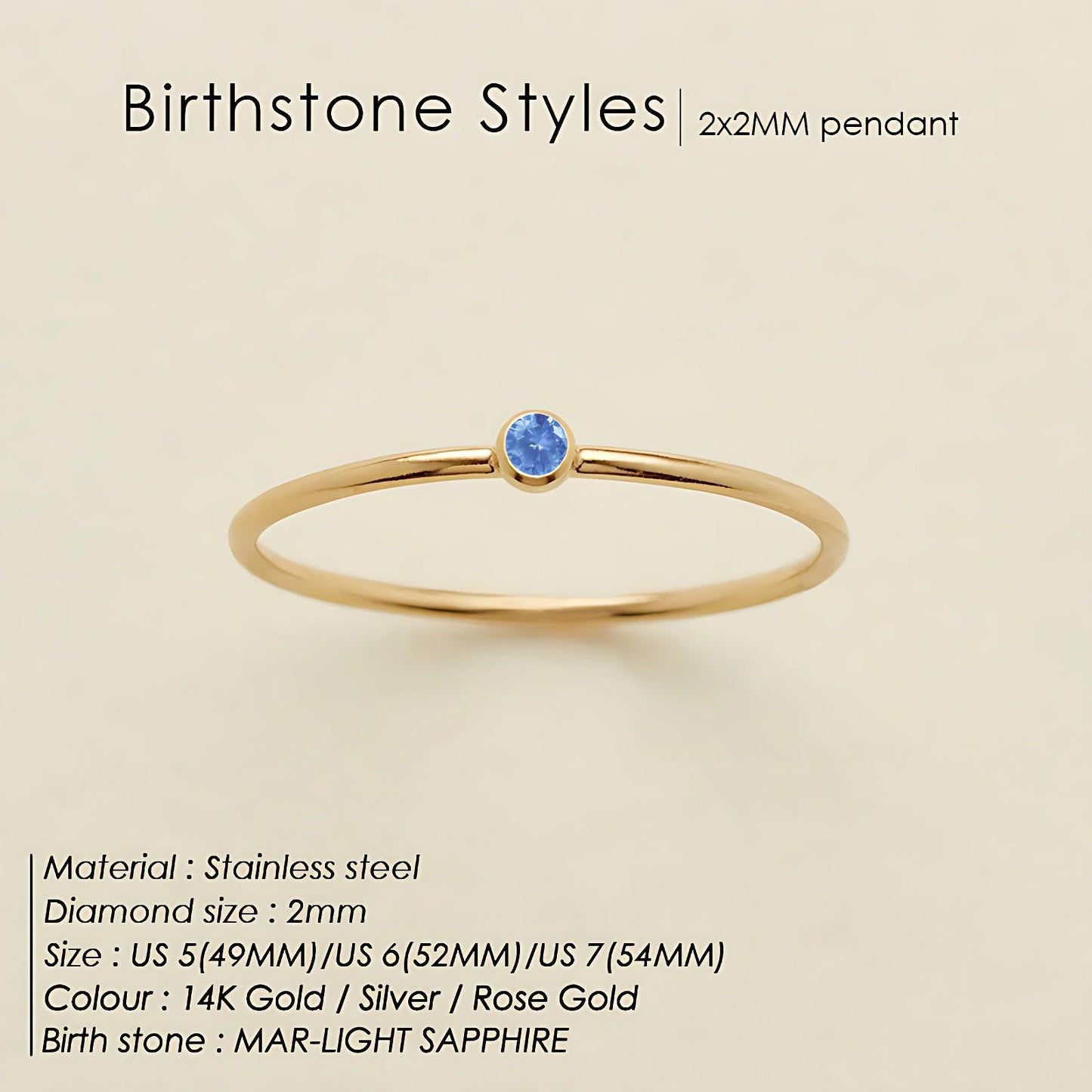 March Birthstone Cute Ring in 2023 | March Birthstone Cute Ring - undefined | Birthstone Ring, cute ring, March Birthstone, March birthstone is Aquamarine, S925 Silver Vintage Cute Ring, Sterling Silver s925 cute Ring | From Hunny Life | hunnylife.com