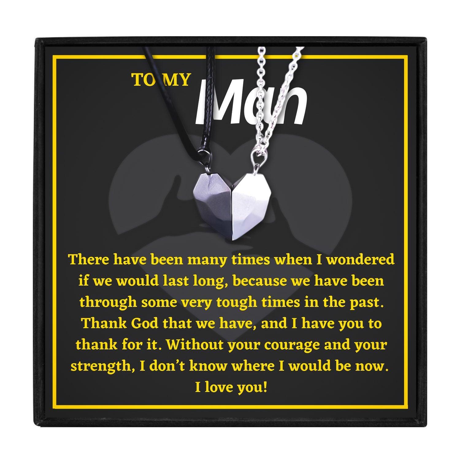 Matching Couple Necklaces For My Hubby in 2023 | Matching Couple Necklaces For My Hubby - undefined | birthday gift for hubby, birthday ideas for husband, husband gift ideas, Matching Relationship Necklaces for Husband, My Husband Necklace | From Hunny Life | hunnylife.com