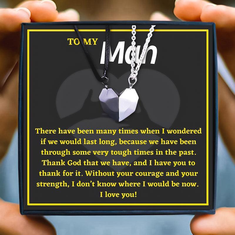 Matching Couple Necklaces For My Hubby for Christmas 2023 | Matching Couple Necklaces For My Hubby - undefined | birthday gift for hubby, birthday ideas for husband, husband gift ideas, Matching Relationship Necklaces for Husband, My Husband Necklace | From Hunny Life | hunnylife.com