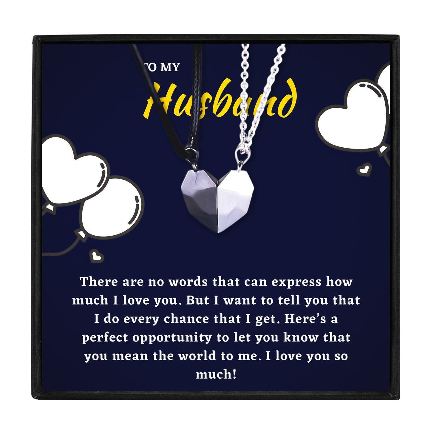 Matching Relationship Necklaces for Husband From Wife for Christmas 2023 | Matching Relationship Necklaces for Husband From Wife - undefined | birthday gift for hubby, birthday ideas for husband, husband gift ideas, Matching Relationship Necklaces for Husband, My Husband Necklace | From Hunny Life | hunnylife.com