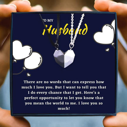 Matching Relationship Necklaces for Husband From Wife for Christmas 2023 | Matching Relationship Necklaces for Husband From Wife - undefined | birthday gift for hubby, birthday ideas for husband, husband gift ideas, Matching Relationship Necklaces for Husband, My Husband Necklace | From Hunny Life | hunnylife.com
