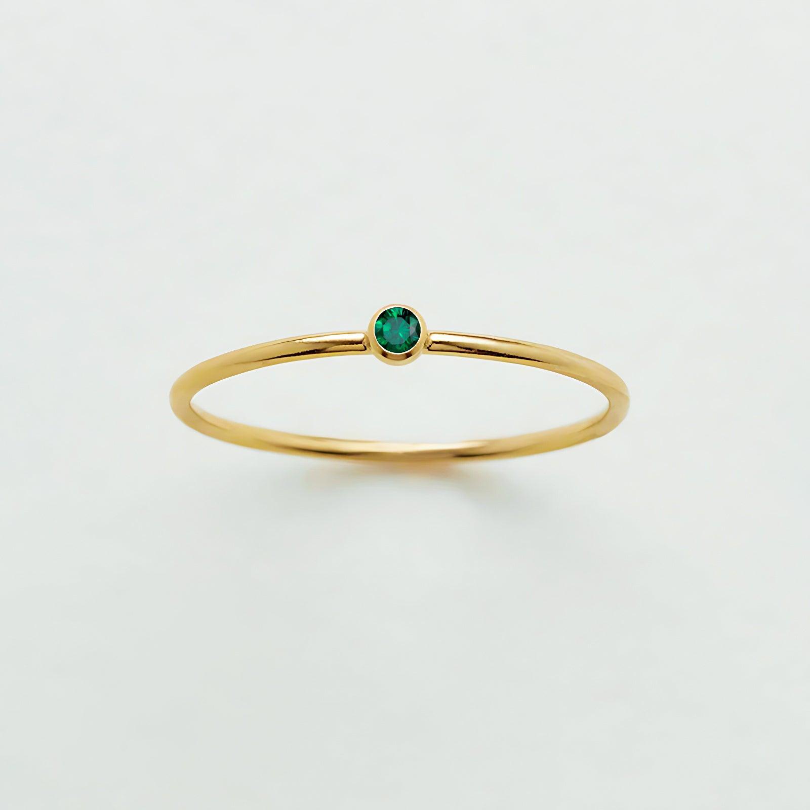 May Birthstone Cute Ring for Christmas 2023 | May Birthstone Cute Ring - undefined | Birthstone Ring, cute ring, may birthstone, May birthstone is Emerald, may birthstone jewelry, S925 Silver Vintage Cute Ring, Sterling Silver s925 cute Ring | From Hunny Life | hunnylife.com