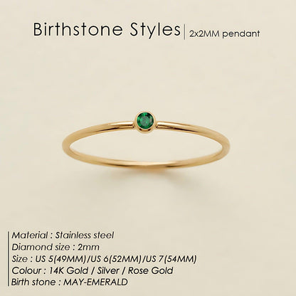 May Birthstone Cute Ring for Christmas 2023 | May Birthstone Cute Ring - undefined | Birthstone Ring, cute ring, may birthstone, May birthstone is Emerald, may birthstone jewelry, S925 Silver Vintage Cute Ring, Sterling Silver s925 cute Ring | From Hunny Life | hunnylife.com