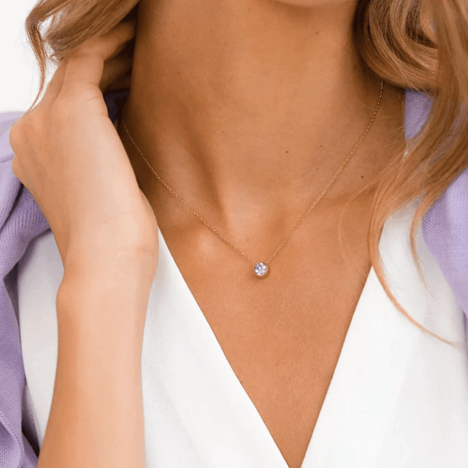Meaningful April Birthstone Necklace Gift Set in 2023 | Meaningful April Birthstone Necklace Gift Set - undefined | april birthstone color, april birthstone gifts, april birthstone meaning, april birthstone necklace | From Hunny Life | hunnylife.com