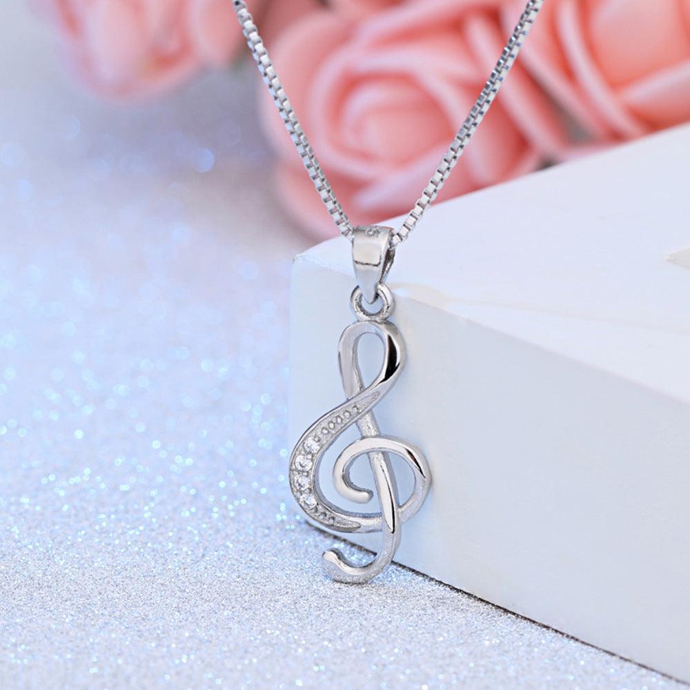 Meaningful Gift Necklace For My Niece for Christmas 2023 | Meaningful Gift Necklace For My Niece - undefined | aunt and niece gifts, aunt niece necklace, gift for niece, gift ideas for niece, Music Note Pendant, niecs gift | From Hunny Life | hunnylife.com