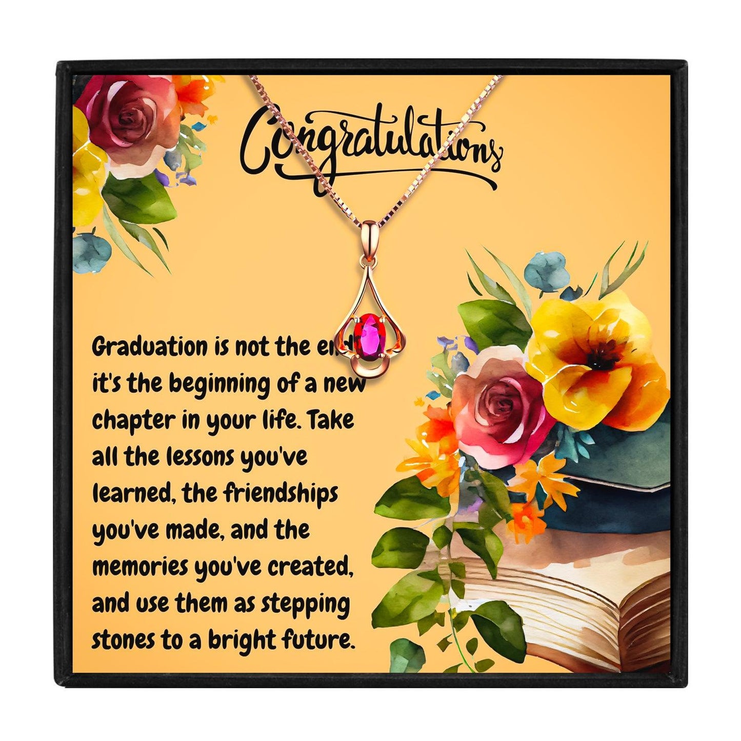 Meaningful Graduation Necklaces & Pendants for Women in 2023 | Meaningful Graduation Necklaces & Pendants for Women - undefined | graduation charm necklace, graduation flowers necklace, graduation necklace, graduation pendants | From Hunny Life | hunnylife.com