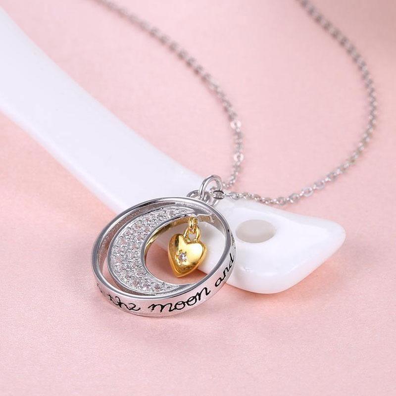 Meaningful Mother Necklace Gift Set From Daughter for Christmas 2023 | Meaningful Mother Necklace Gift Set From Daughter - undefined | gift, Moon Necklace, mothers day, necklace | From Hunny Life | hunnylife.com