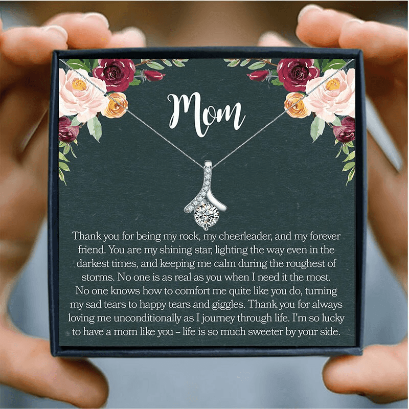 Meaningful Mother's Necklace with Gift Set for Christmas 2023 | Meaningful Mother's Necklace with Gift Set - undefined | gift, Mother Gift, Mother Gift Four Leaves Pendant Necklaces, Mother Gift Four LeavesNecklaces, Necklaces | From Hunny Life | hunnylife.com
