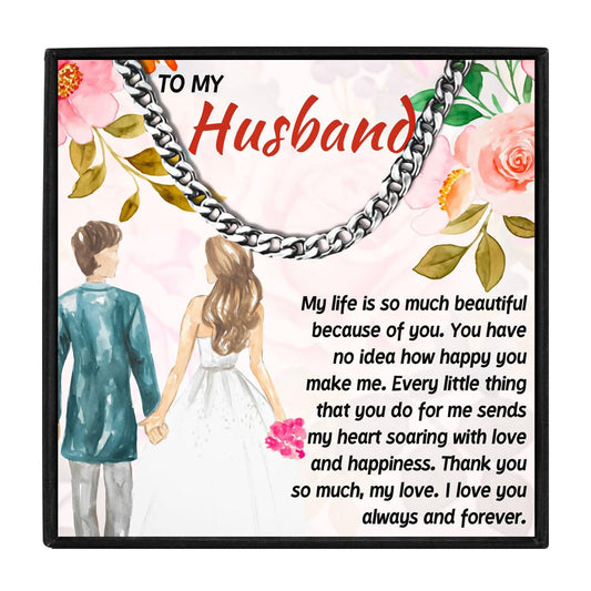 Meaningful Necklaces For My Man From Wife in 2023 | Meaningful Necklaces For My Man From Wife - undefined | husband gift ideas, My Husband Necklace, my man gift | From Hunny Life | hunnylife.com