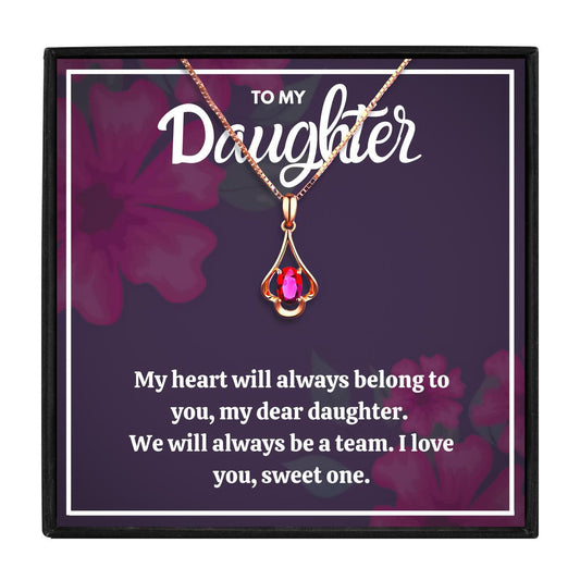 Meaningful Rose Gold Necklace For My Daughter for Christmas 2023 | Meaningful Rose Gold Necklace For My Daughter - undefined | Mother Daughter, Mother Daughter Gift Necklace, Mother Daughter Infinity Necklace, Mother Daughter Interlocking Circle Necklace Gift Set, Mother Daughter Necklace, Mother Daughter Wedding Gift | From Hunny Life | hunnylife.com