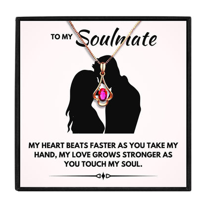 Meaningful Soulmate Necklace Gift Set in 2023 | Meaningful Soulmate Necklace Gift Set - undefined | Meaningful Soulmate gift, soulmate gift ideas, soulmate necklace, to my soulmate necklace | From Hunny Life | hunnylife.com