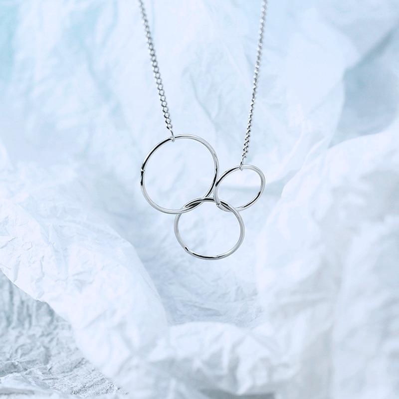 TIFFANY & CO.] Tiffany Interlocking Circle 3 consecutive 1837 Silver 925 ×  Lved Metal Ladies Necklace – KYOTO NISHIKINO